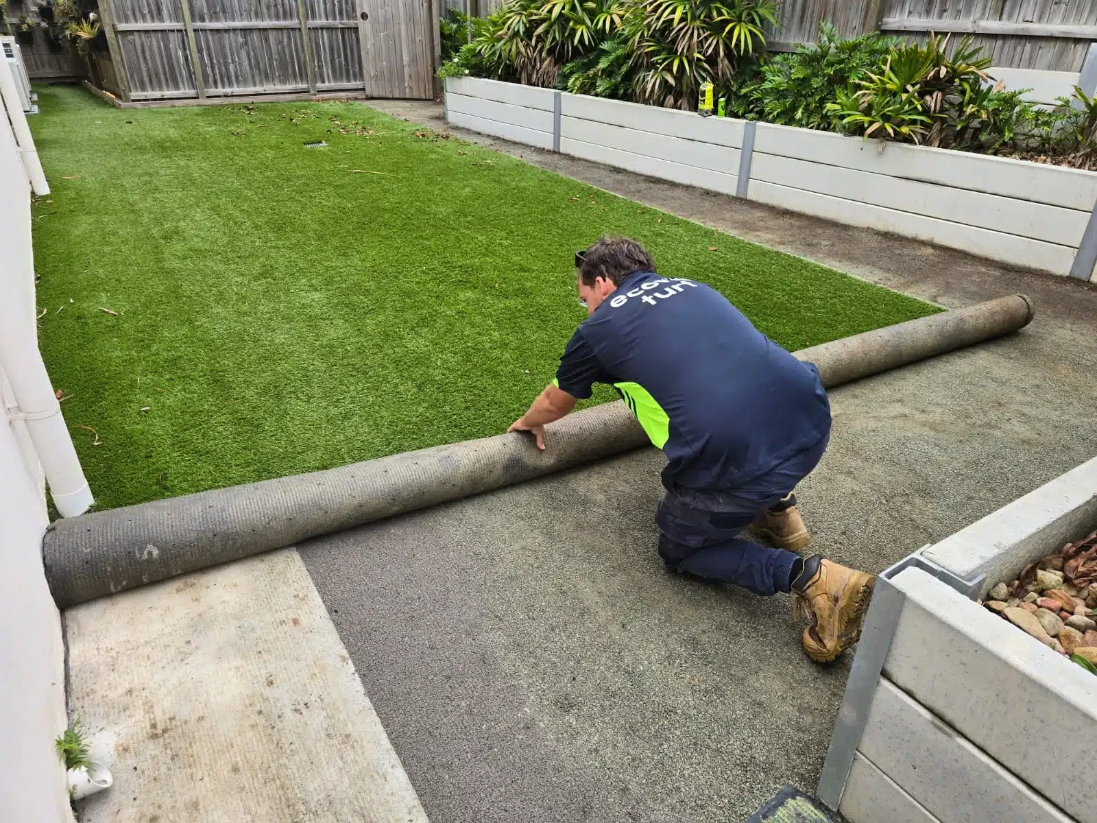 Commercial Artificial Turf Installation